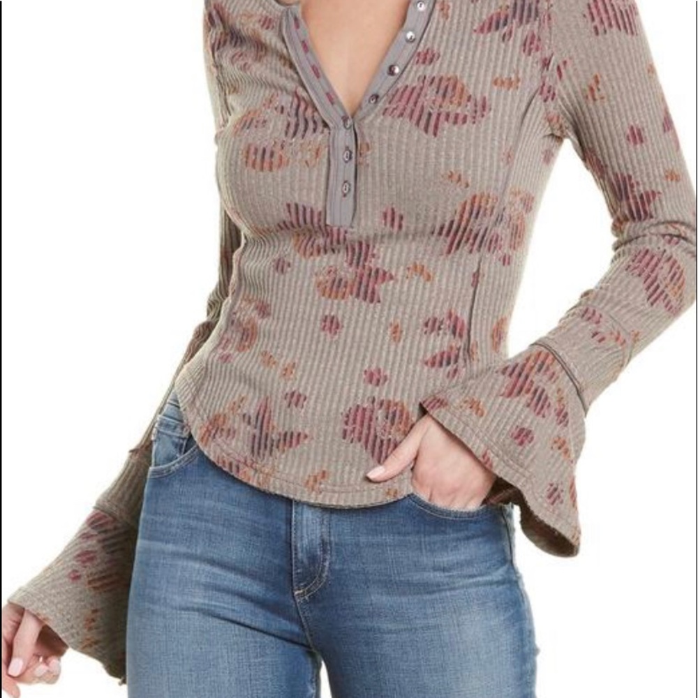 Free People NWT henley top